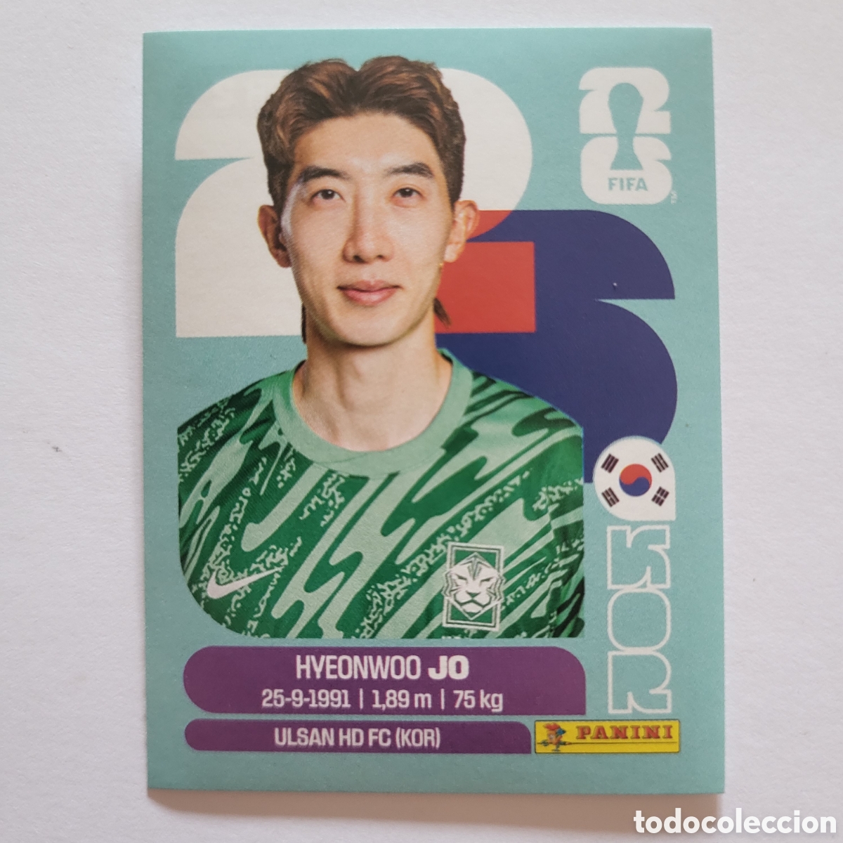 Cromos de f&uacute;tbol: KOR 2 Hyeonwoo Jo [Sticker] / FIFA World Cup 2026