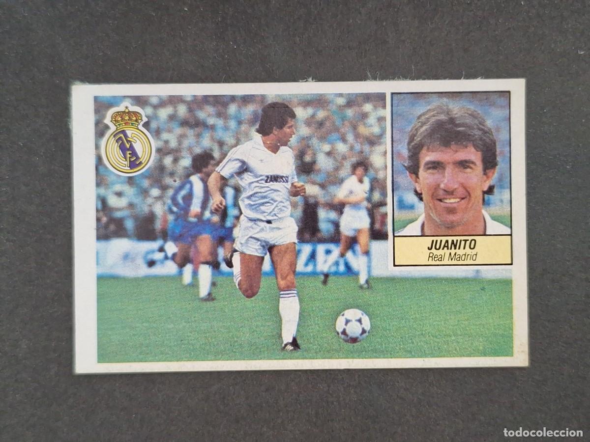 Cromos de f&uacute;tbol: L5 JUANITO REAL MADRID LIGA ESTE 1984 1985 84 85 DESPEGADO RECUPERADO