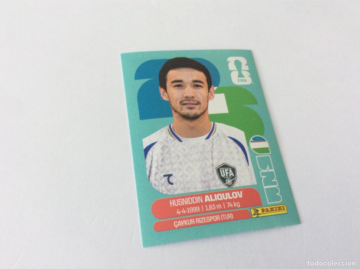 Cromos de f&uacute;tbol: UZB6 UZB 6 Husniddin Aliqulov Uzbekistan Sticker Cromo FIFA World Cup 2026 26 Panini Mundial