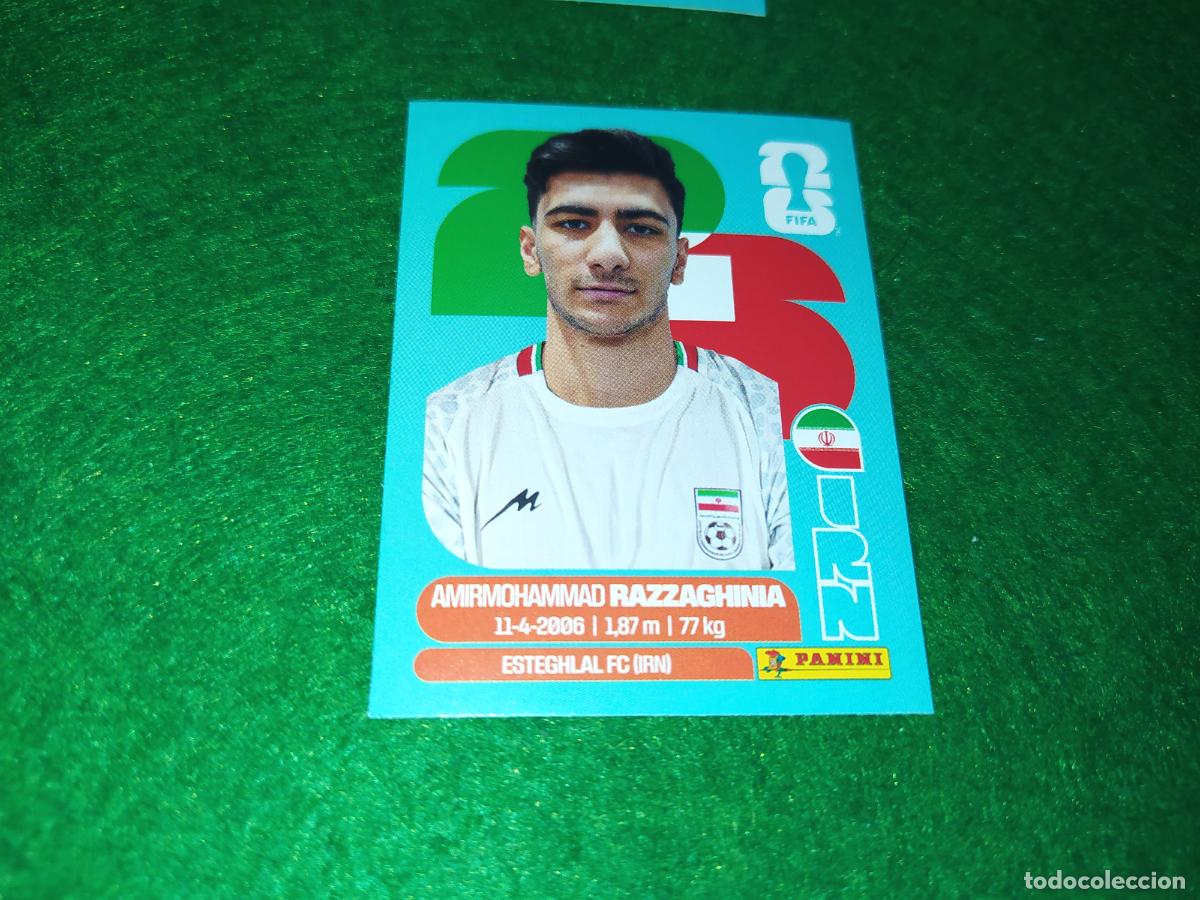 Cromos de f&uacute;tbol: COLLECTION WORLD CUP MUNDIAL 2026 - UPDATE SET - ACTUALIZAION - IRAN RAZZAGHINIA