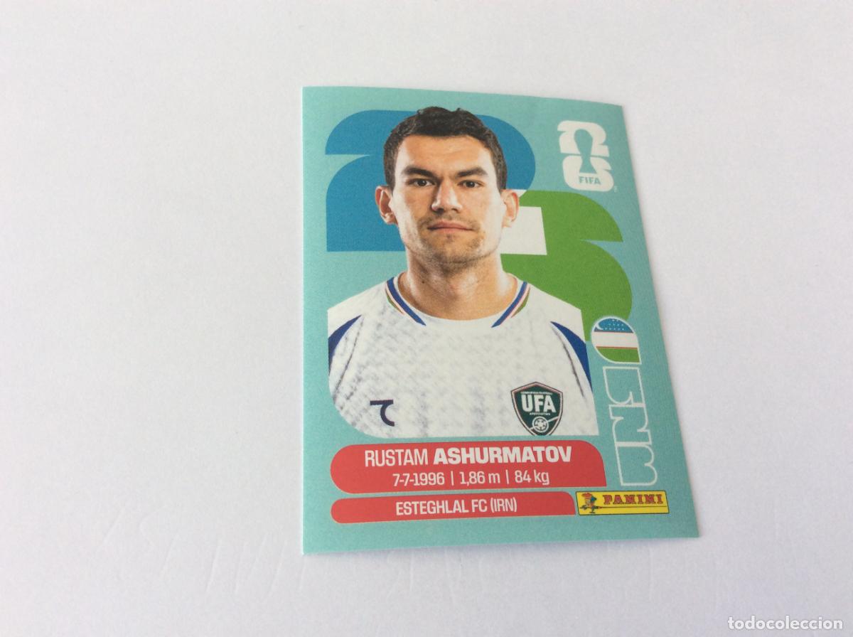 Cromos de f&uacute;tbol: UZB7 UZB 7 Rustamjon Ashurmatov Uzbekistan Sticker Cromo FIFA World Cup 2026 26 Panini Mundial