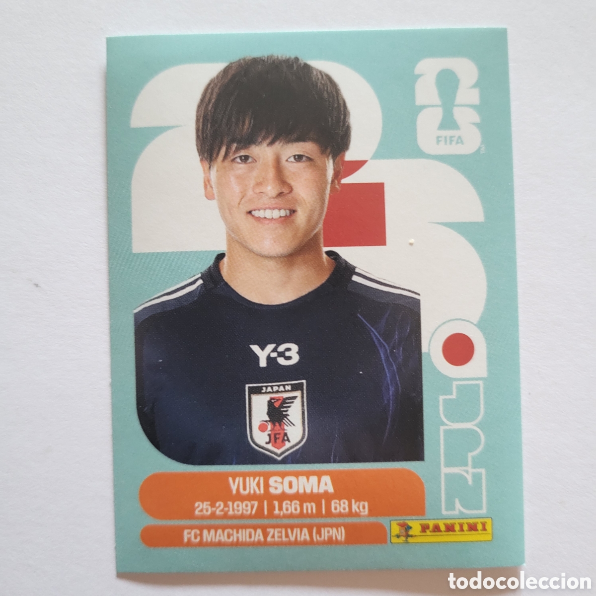 Cromos de f&uacute;tbol: JPN 9 Yuki Soma [Sticker] / FIFA World Cup 2026