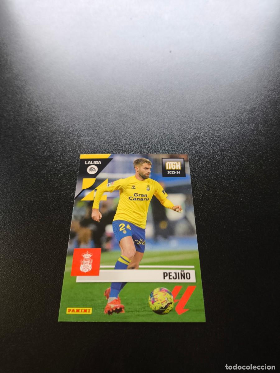 Cromos de f&uacute;tbol: 232 Peji&ntilde;o LAS PALMAS PANINI LIGA MEGACRACKS MGK 2023 2024 23 24 NO ESTE