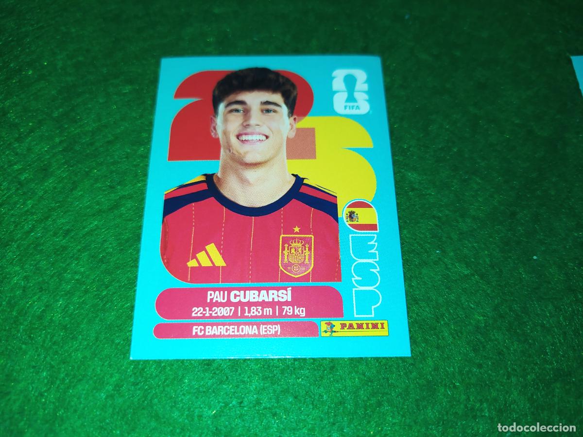 Cromos de f&uacute;tbol: COLLECTION WORLD CUP MUNDIAL 2026 - UPDATE SET - ACTUALIZAION - ESPA&Ntilde;A PAU CUBARSI