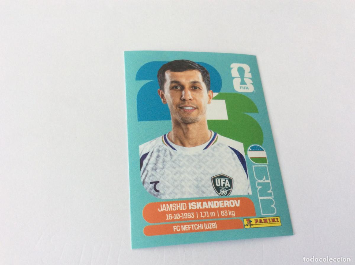 Cromos de f&uacute;tbol: UZB12 UZB 12 Jamshid Iskanderov Uzbekistan Sticker Cromo FIFA World Cup 2026 26 Panini Mundial