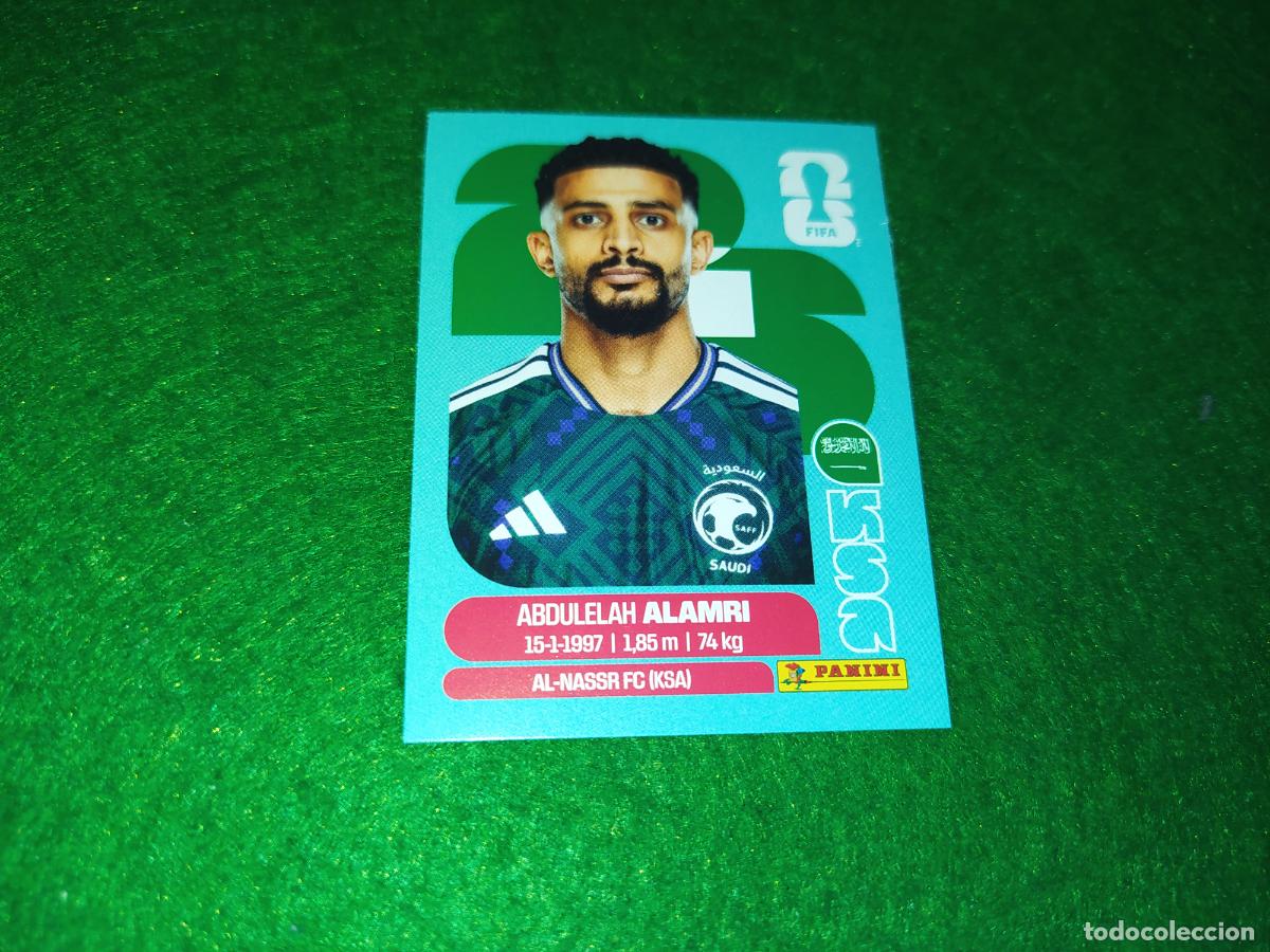 Cromos de f&uacute;tbol: COLLECTION WORLD CUP MUNDIAL 2026 - UPDATE SET - ACTUALIZAION - ARABIA SAUDI ALAMRI