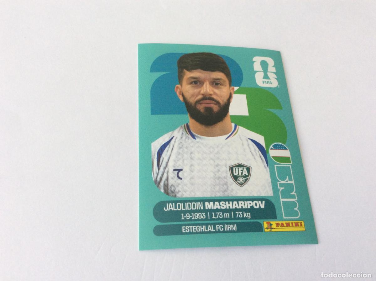 Cromos de f&uacute;tbol: UZB18 UZB 18 Jaloliddin Masharipov Uzbekistan Sticker Cromo FIFA World Cup 2026 26 Panini Mundial