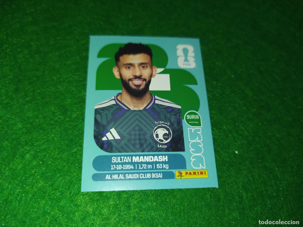 Cromos de f&uacute;tbol: COLLECTION WORLD CUP MUNDIAL 2026 - UPDATE SET - ACTUALIZAION - ARABIA SAUDI MANDASH