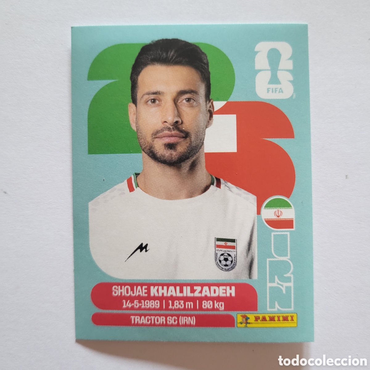 Cromos de f&uacute;tbol: IRN 6 Shojae Khalilzadeh [Sticker] / FIFA World Cup 2026