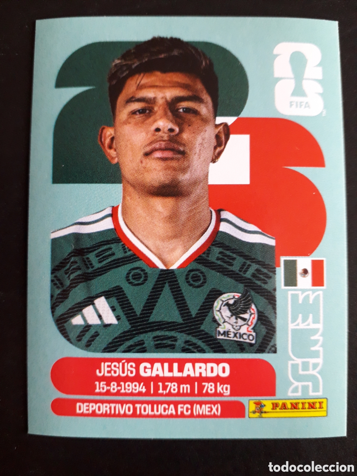 Cromos de f&uacute;tbol: GALLARDO M&Eacute;XICO MEX 6 MUNDIAL F&Uacute;TBOL 2026 FIFA WORLD CUP PANINI SIN PEGAR PEDIDO M&Iacute;NIMO 3&euro;