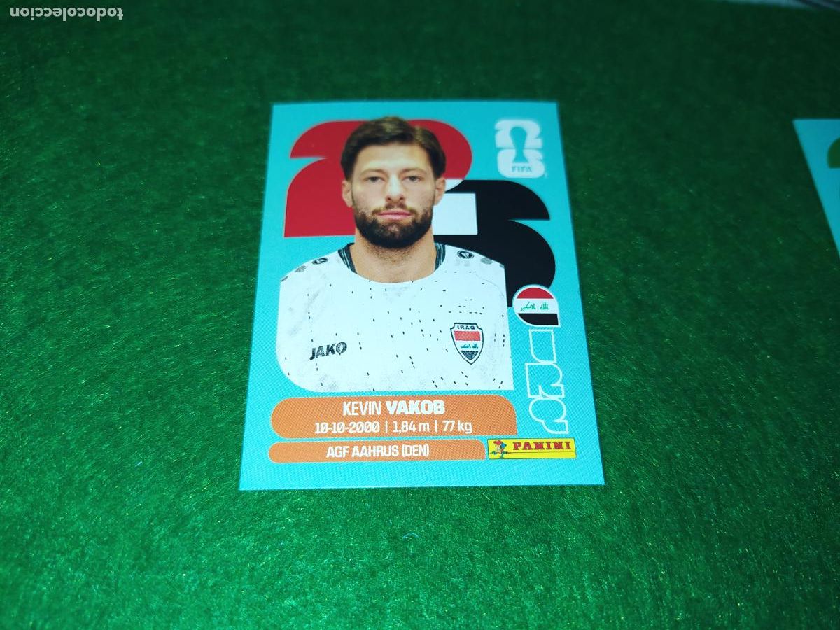 Cromos de f&uacute;tbol: COLLECTION WORLD CUP MUNDIAL 2026 - UPDATE SET - ACTUALIZAION - IRAQ YABOB