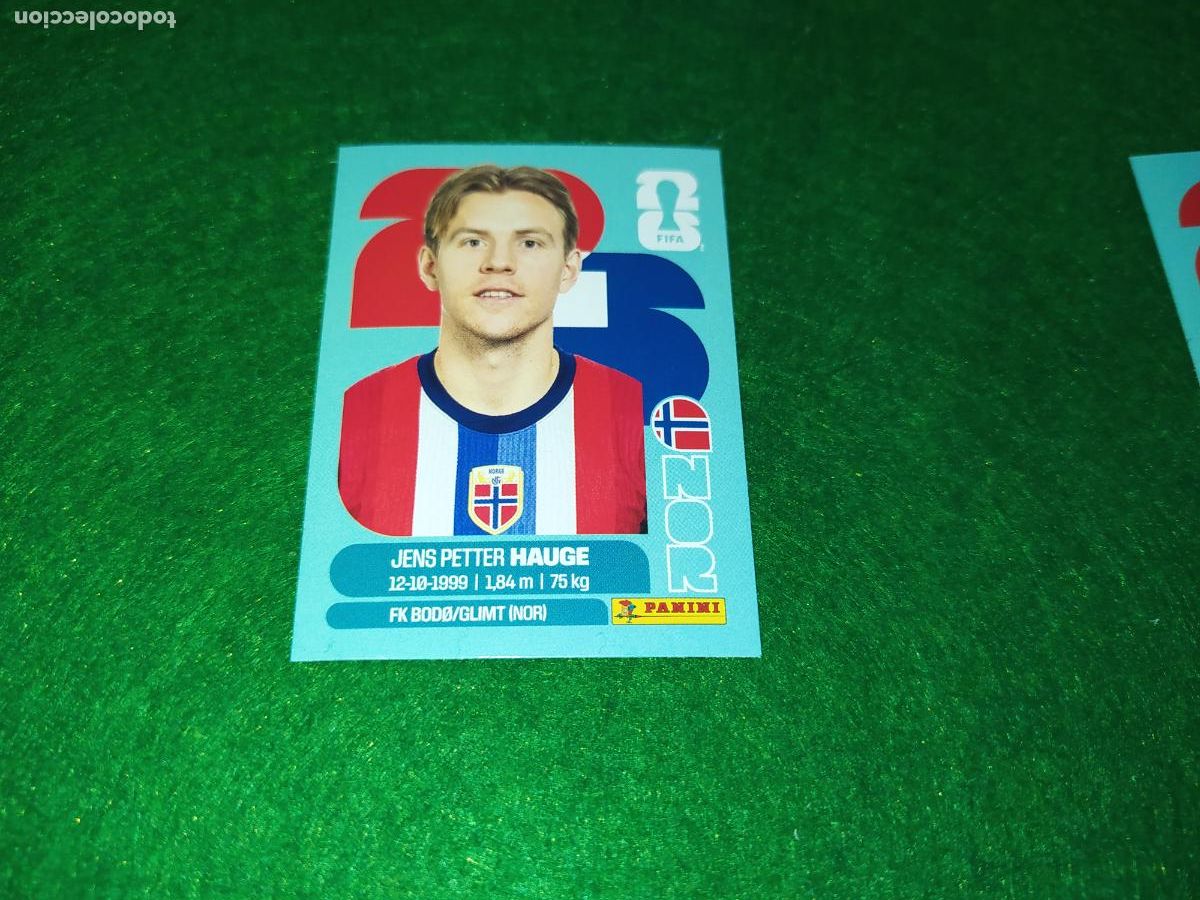 Cromos de f&uacute;tbol: COLLECTION WORLD CUP MUNDIAL 2026 - UPDATE SET - ACTUALIZAION - NORUEGA HAUGE