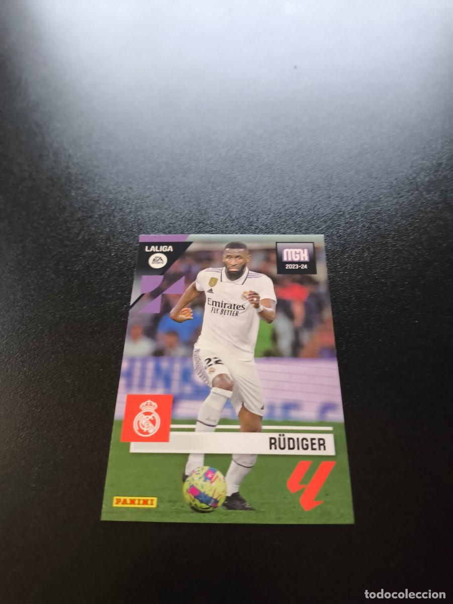 Cromos de f&uacute;tbol: 241 R&uuml;diger REAL MADRID PANINI LIGA MEGACRACKS MGK 2023 2024 23 24 NO ESTE
