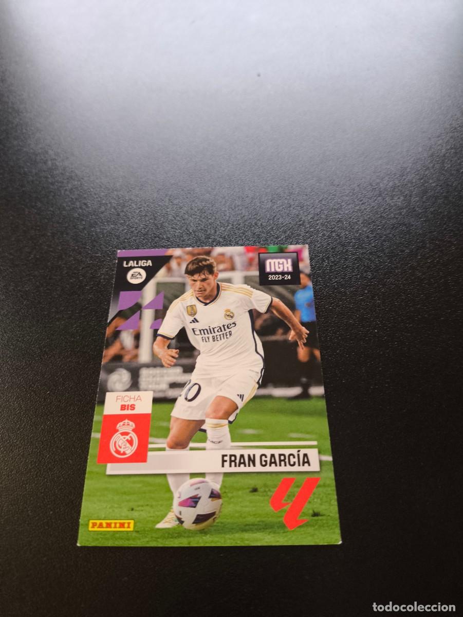 Cromos de f&uacute;tbol: 242 BIS Fran Garcia REAL MADRID PANINI LIGA MEGACRACKS MGK 2023 2024 23 24 NO ESTE