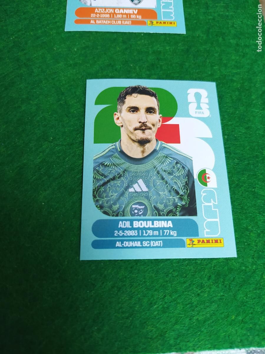 Cromos de f&uacute;tbol: COLLECTION WORLD CUP MUNDIAL 2026 - UPDATE SET - ACTUALIZAION - ARGELIA BOULBINA