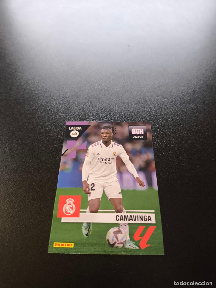 Cromos de f&uacute;tbol: 243 Camavinga REAL MADRID PANINI LIGA MEGACRACKS MGK 2023 2024 23 24 NO ESTE