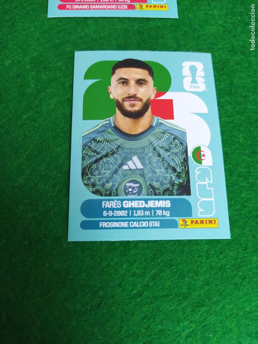 Cromos de f&uacute;tbol: COLLECTION WORLD CUP MUNDIAL 2026 - UPDATE SET - ACTUALIZAION - ARGELIA GHEDJEMIS