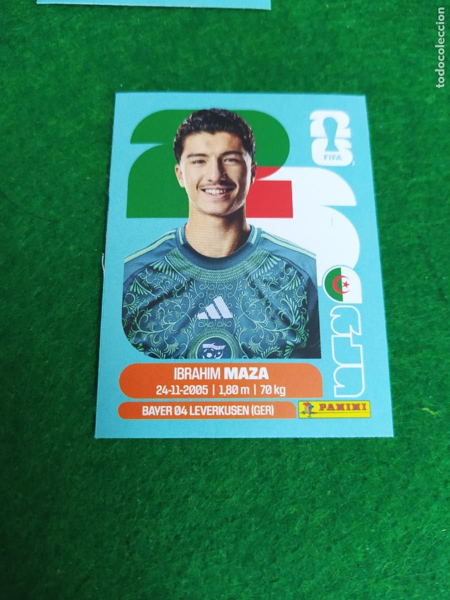 Cromos de f&uacute;tbol: COLLECTION WORLD CUP MUNDIAL 2026 - UPDATE SET - ACTUALIZAION - ARGELIA MAZA