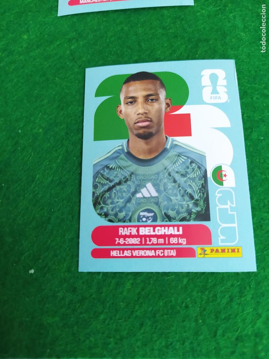 Cromos de f&uacute;tbol: COLLECTION WORLD CUP MUNDIAL 2026 - UPDATE SET - ACTUALIZAION - ARGELIA BELGHALI