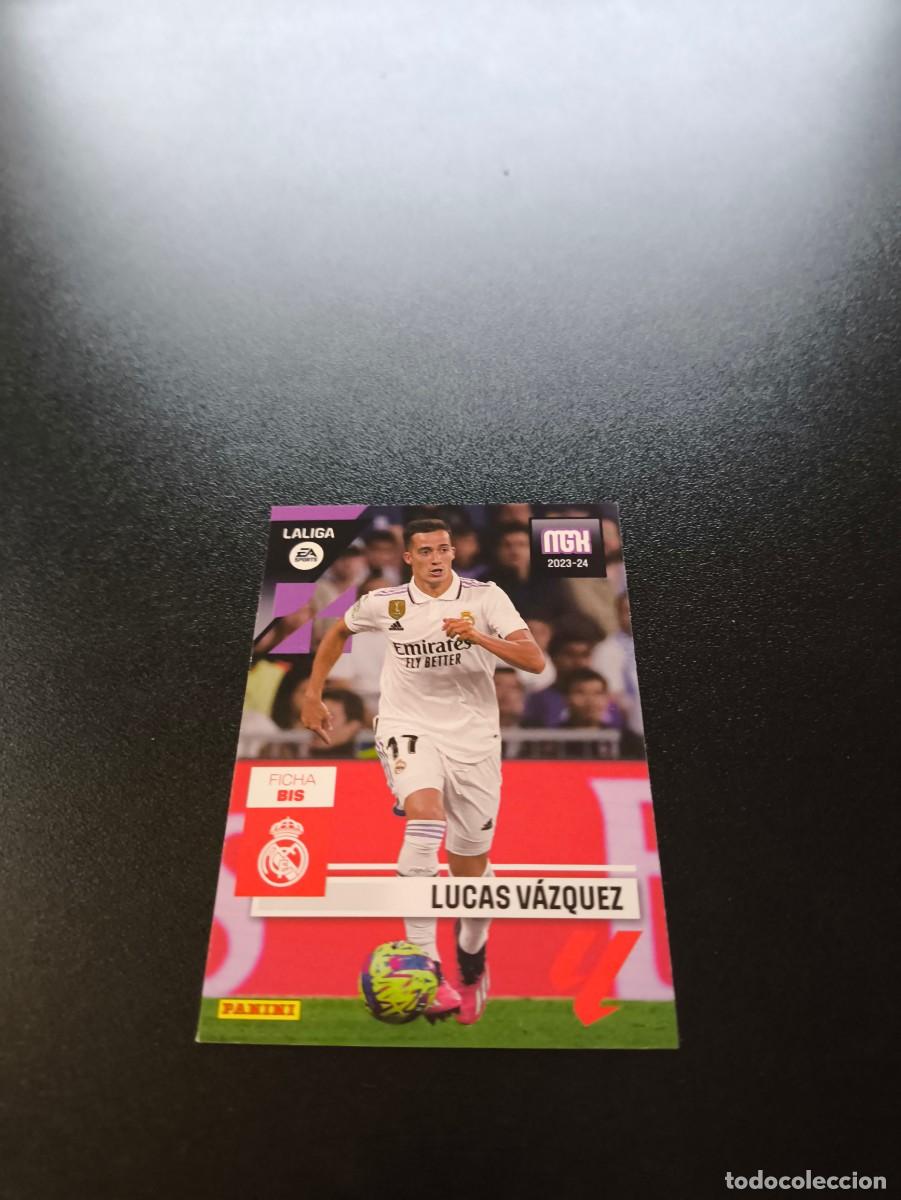 Cromos de f&uacute;tbol: 248 BIS Lucas V&aacute;zquez REAL MADRID PANINI LIGA MEGACRACKS MGK 2023 2024 23 24 NO ESTE