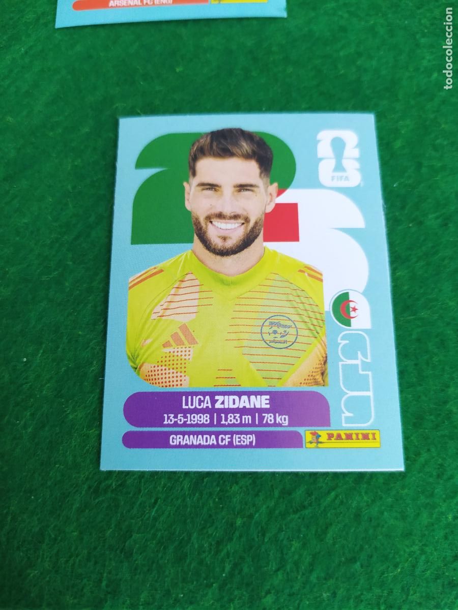 Cromos de f&uacute;tbol: COLLECTION WORLD CUP MUNDIAL 2026 - UPDATE SET - ACTUALIZAION - ARGELIA LUCA ZIDANE