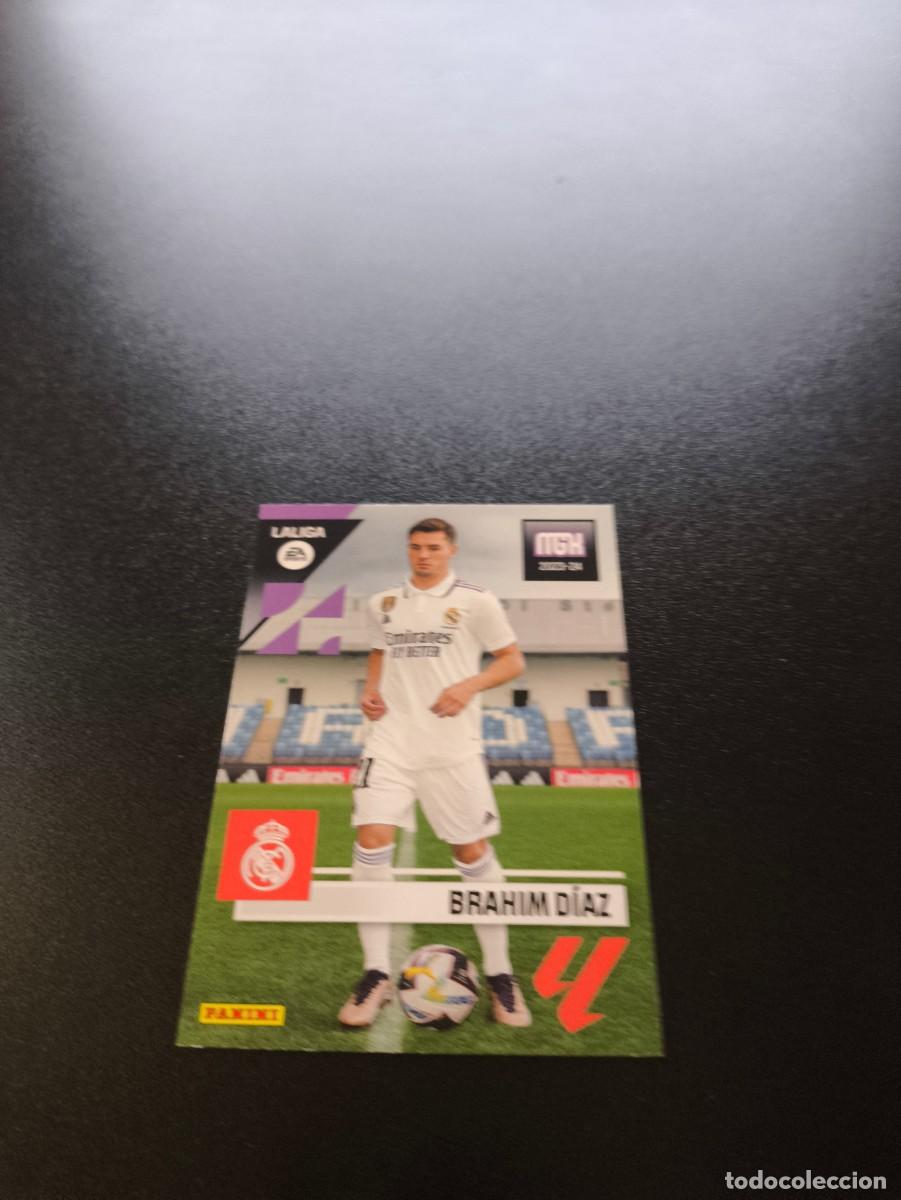Cromos de f&uacute;tbol: 249 Brahim D&iacute;az REAL MADRID PANINI LIGA MEGACRACKS MGK 2023 2024 23 24 NO ESTE