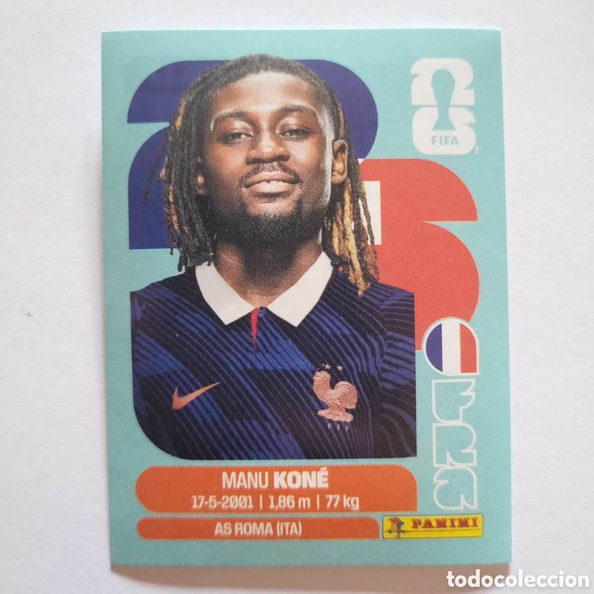 Cromos de f&uacute;tbol: FRA 11 Manu Kone [Sticker] / FIFA World Cup 2026