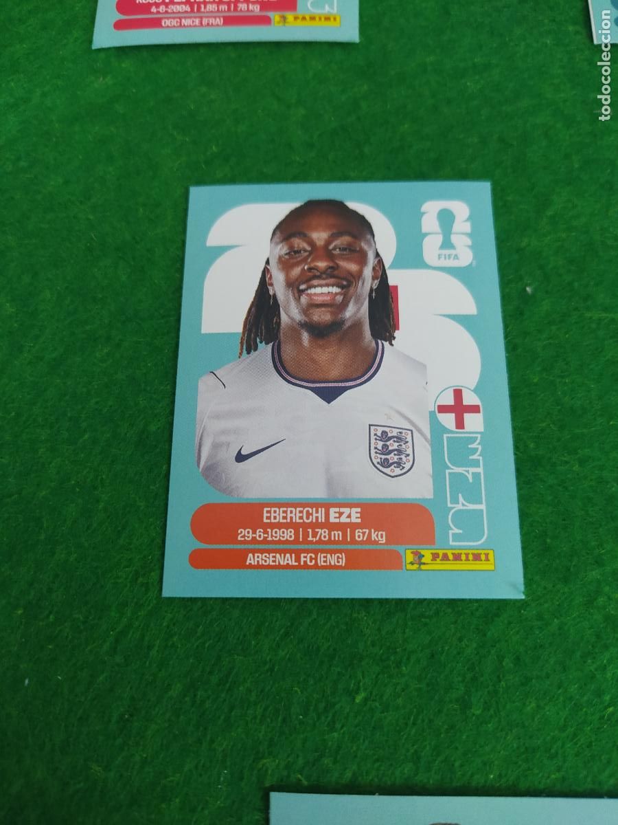 Cartes &agrave; collectionner de Football: COLLECTION WORLD CUP MUNDIAL 2026 - UPDATE SET - ACTUALIZAION - INGLATERRA EZE