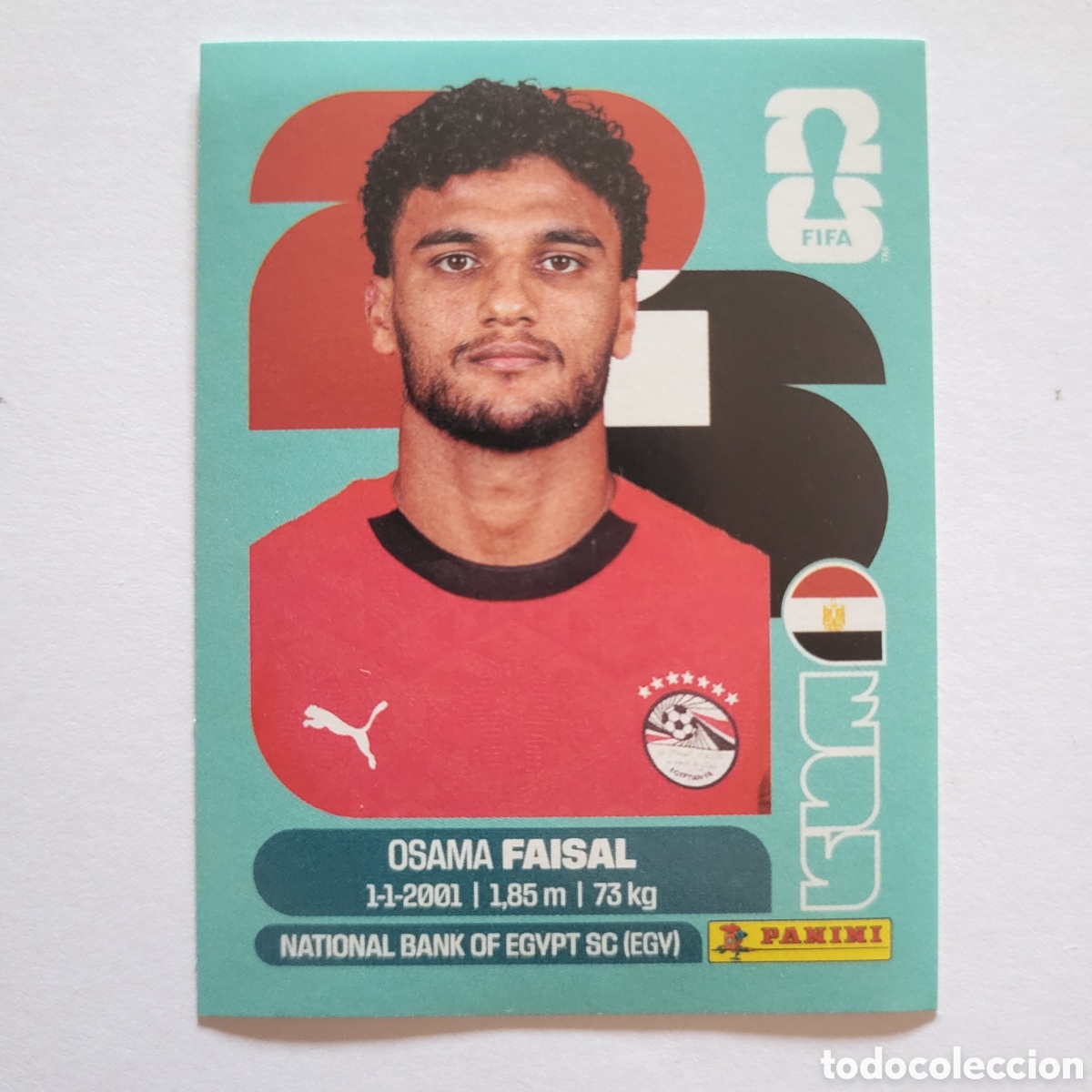 Cartes &agrave; collectionner de Football: EGY 16 Osama Faisal [Sticker] / FIFA World Cup 2026