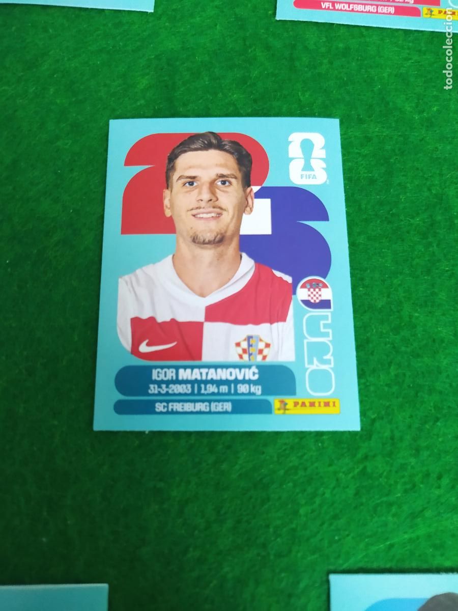 Cartes &agrave; collectionner de Football: COLLECTION WORLD CUP MUNDIAL 2026 - UPDATE SET - ACTUALIZAION - CROACIA MATANOVIC