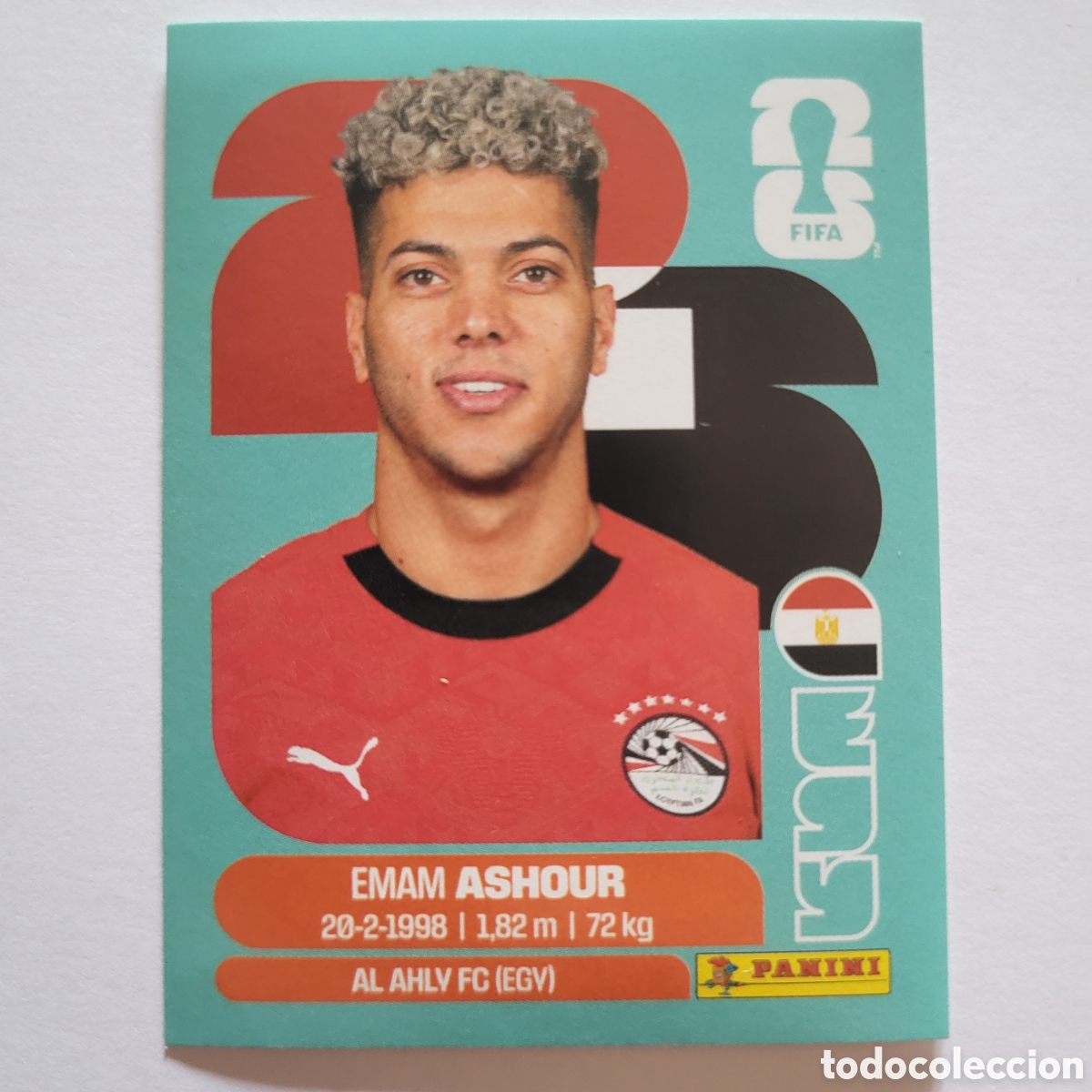 Cromos de f&uacute;tbol: EGY 15 Emam Ashour [Sticker] / FIFA World Cup 2026