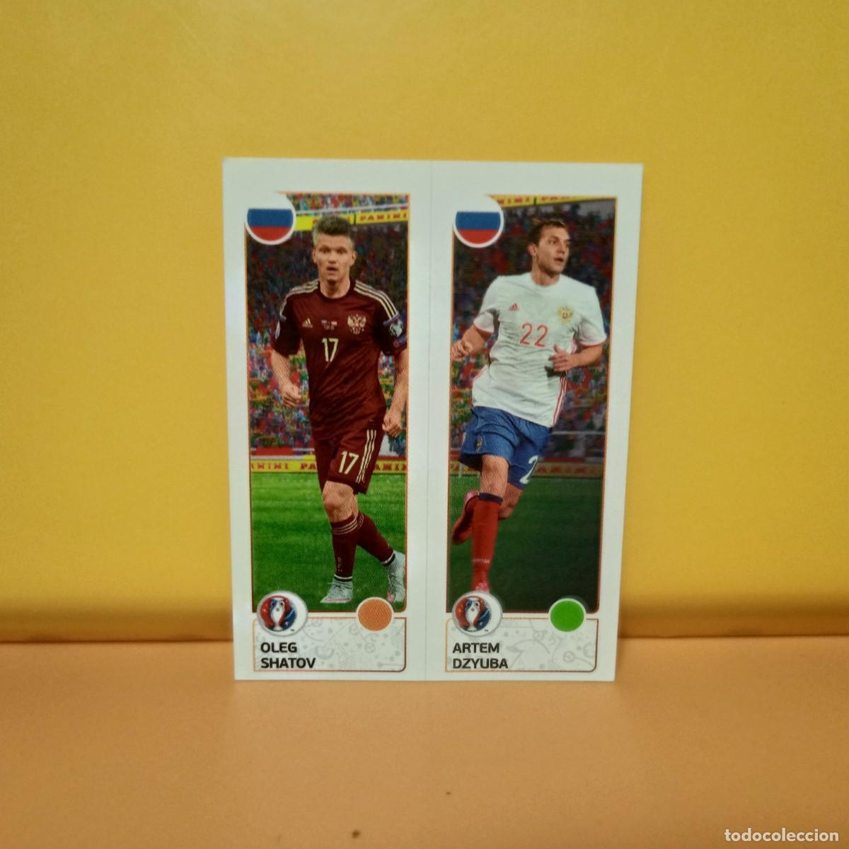 Cromos de f&uacute;tbol: PANINI EURO 2016 FRANCE; EUROCOPA FRANCIA: RUSIA SHATOV/ARTEM 160 A/B