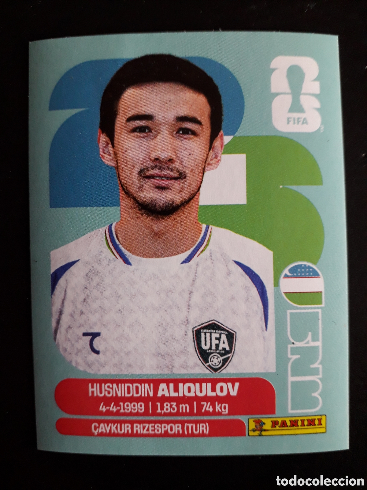 Cromos de f&uacute;tbol: ALIQULOV UZBEKISTAN UZB 6 MUNDIAL F&Uacute;TBOL 2026 FIFA WORLD CUP PANINI SIN PEGAR PEDIDO M&Iacute;NIMO 3&euro;