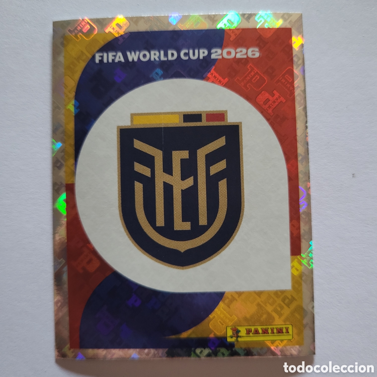 Cromos de f&uacute;tbol: ECU 1 Ecuador [Sticker, Escudo] / FIFA World Cup 2026