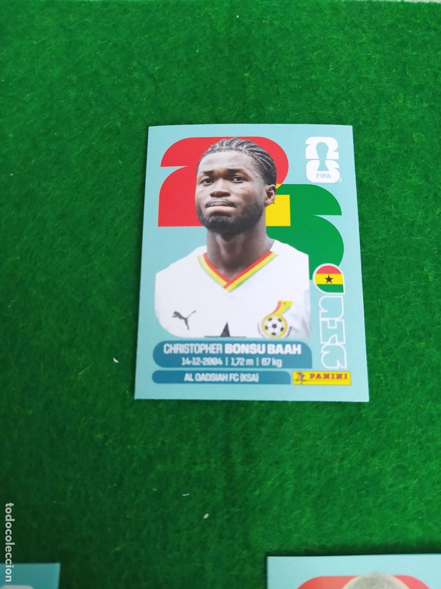 Cromos de f&uacute;tbol: COLLECTION WORLD CUP MUNDIAL 2026 - UPDATE SET - ACTUALIZAION - GHANA BONSU BAAH