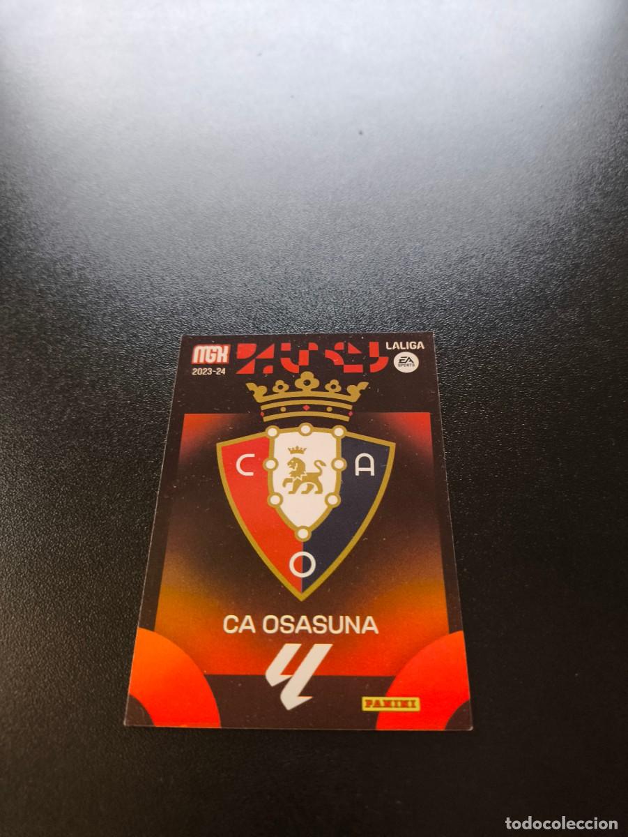 Cromos de f&uacute;tbol: 271 Escudo OSASUNA PANINI LIGA MEGACRACKS MGK 2023 2024 23 24 NO ESTE