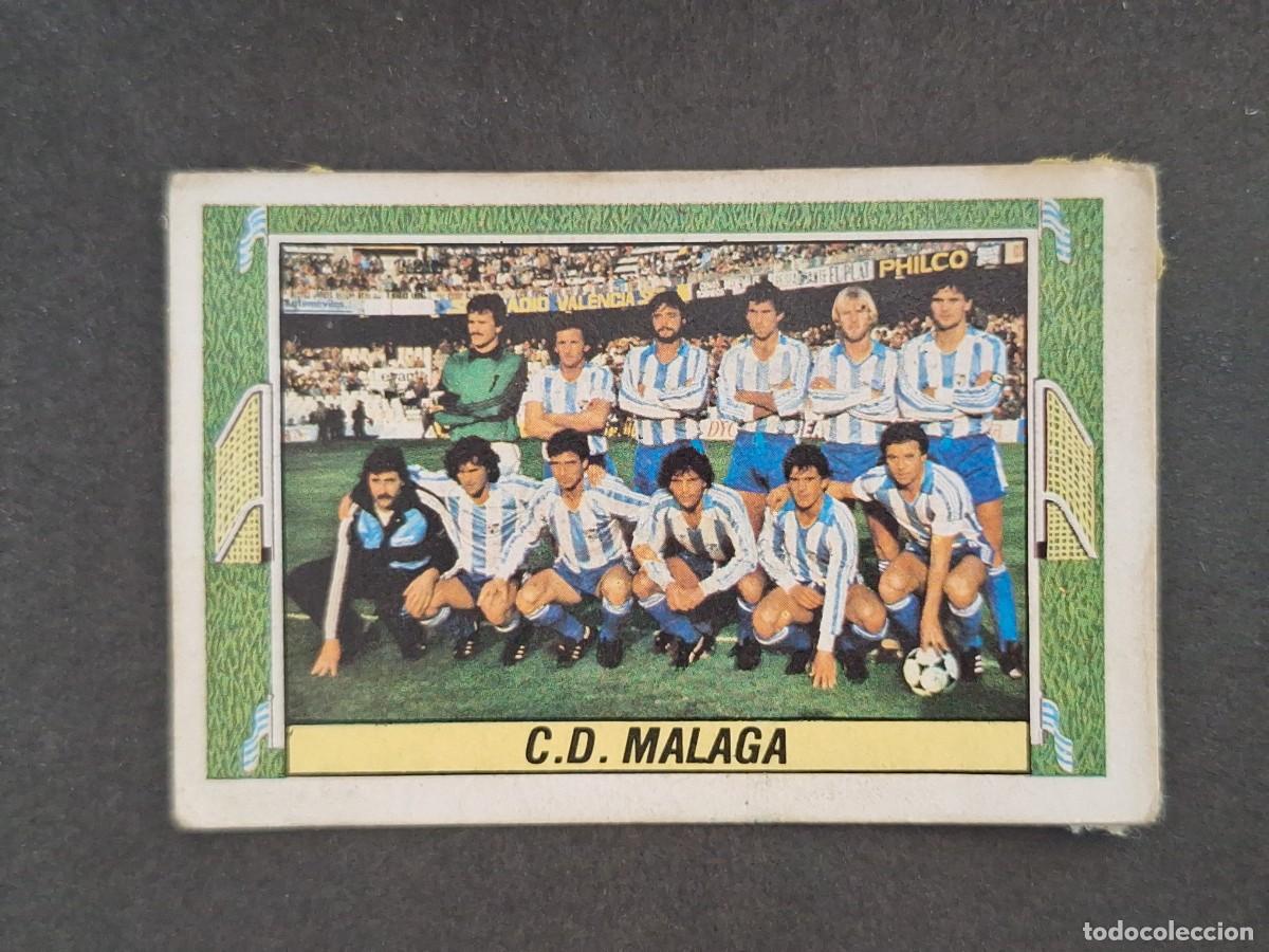 Cromos de f&uacute;tbol: L5 EQUIPO C. D MALAGA LIGA ESTE 1984 1985 84 85 DESPEGADO RECUPERADO