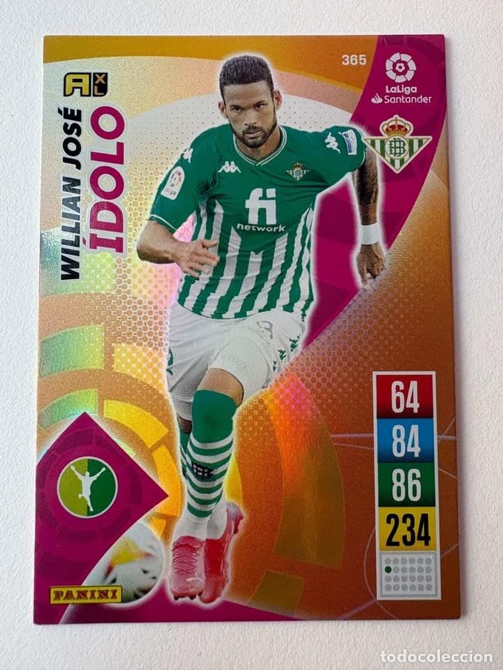Cromos de Futebol: Carta Willian Jos&eacute; Betis &Iacute;dolo 365 Adrenalyn 2021-22