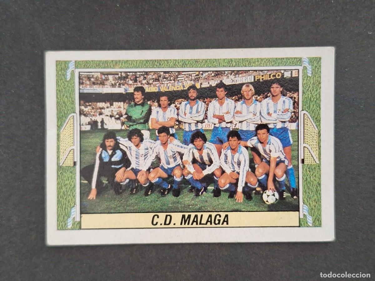 Cromos de Futebol: L5 EQUIPO C. D. MALAGA LIGA ESTE 1984 1985 84 85 DESPEGADO RECUPERADO