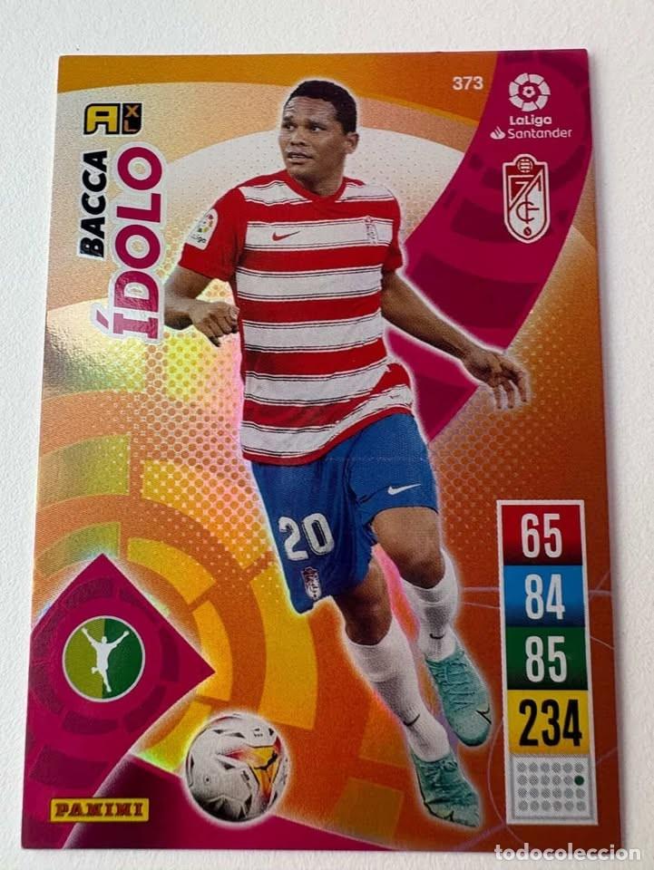 Cromos de f&uacute;tbol: Carta Bacca Granada &Iacute;dolo 373 Adrenalyn 2021-22