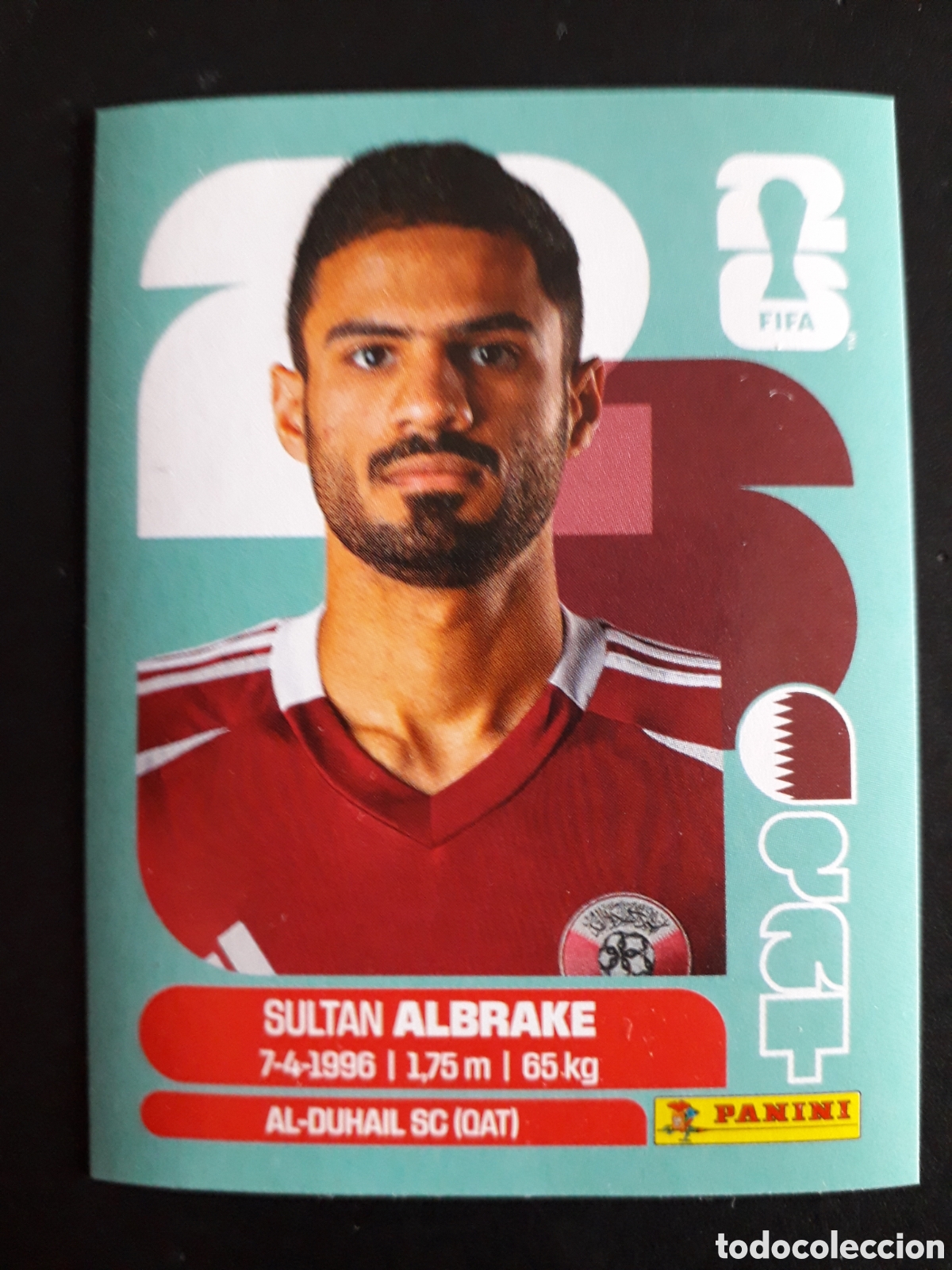 Cromos de f&uacute;tbol: ALBRAKE QATAR QAT 3 MUNDIAL F&Uacute;TBOL 2026 FIFA WORLD CUP PANINI SIN PEGAR PEDIDO M&Iacute;NIMO 3&euro;