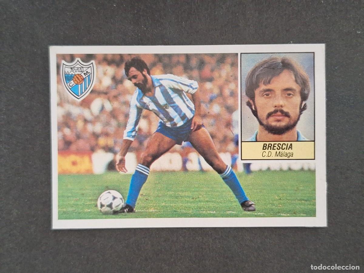 Cromos de f&uacute;tbol: L5 BRESCIA C. D. MALAGA LIGA ESTE 1984 1985 84 85 DESPEGADO RECUPERADO