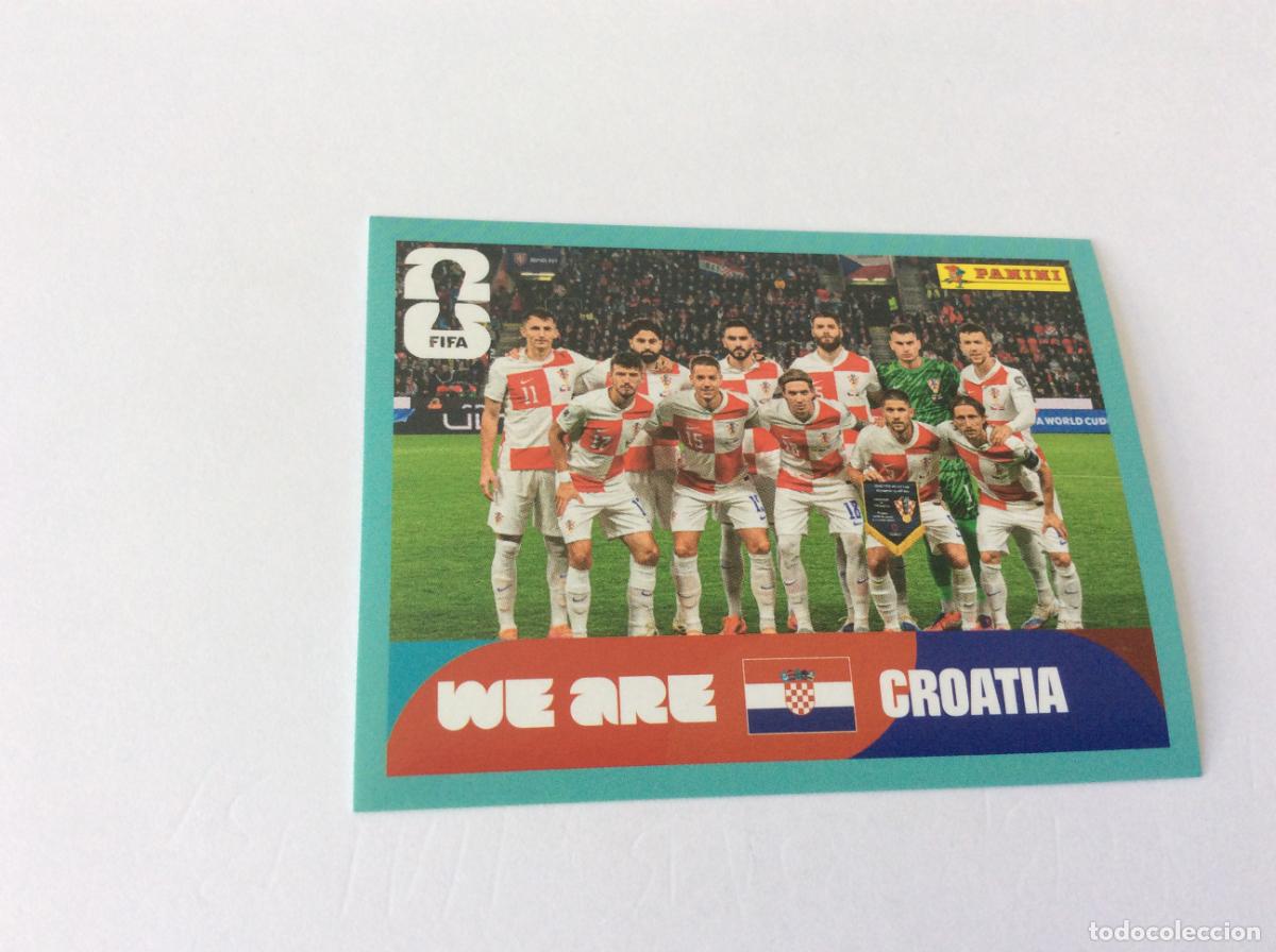 Cromos de f&uacute;tbol: CRO13 CRO 13 Equipo Croacia Sticker Cromo FIFA World Cup 2026 26 Panini Mundial