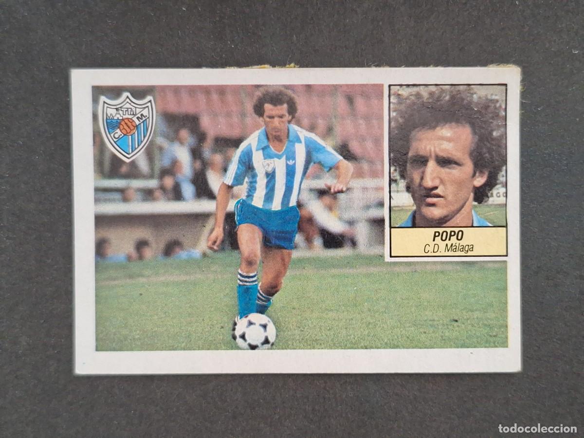 Cromos de f&uacute;tbol: L5 POPO C. D. MALAGA LIGA ESTE 1984 1985 84 85 DESPEGADO RECUPERADO