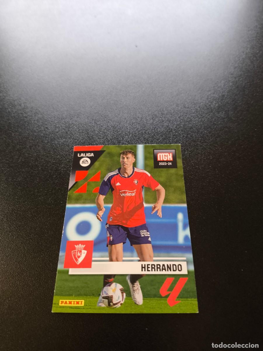 Cromos de f&uacute;tbol: 276 Herrando OSASUNA PANINI LIGA MEGACRACKS MGK 2023 2024 23 24 NO ESTE