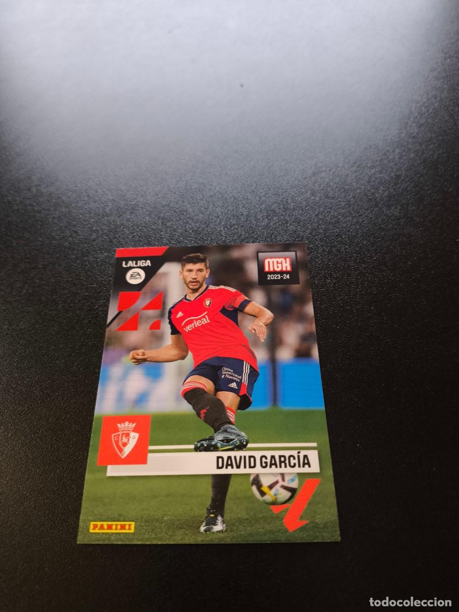 Cromos de f&uacute;tbol: 278 David Garc&iacute;a OSASUNA PANINI LIGA MEGACRACKS MGK 2023 2024 23 24 NO ESTE