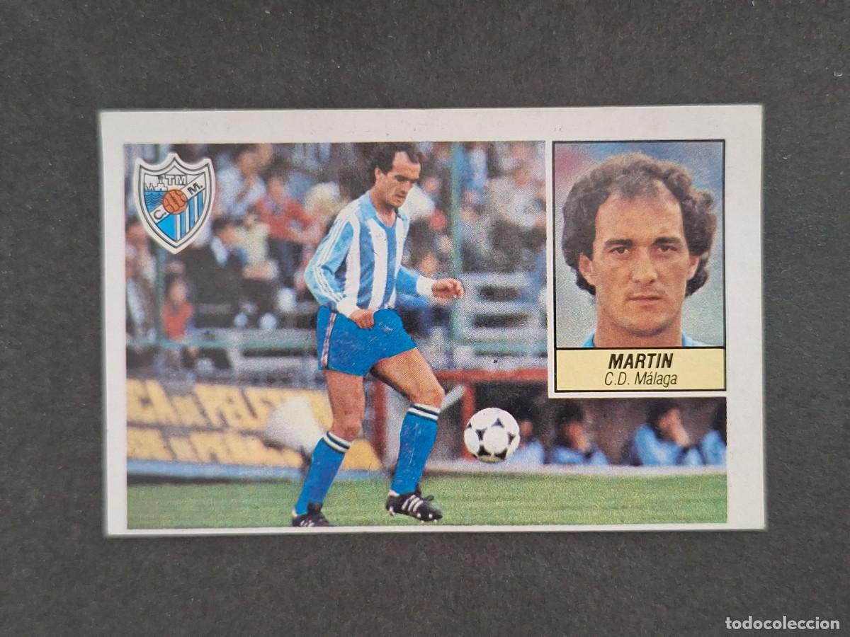 Cromos de f&uacute;tbol: L5 MARTIN C. D. MALAGA LIGA ESTE 1984 1985 84 85 DESPEGADO RECUPERADO