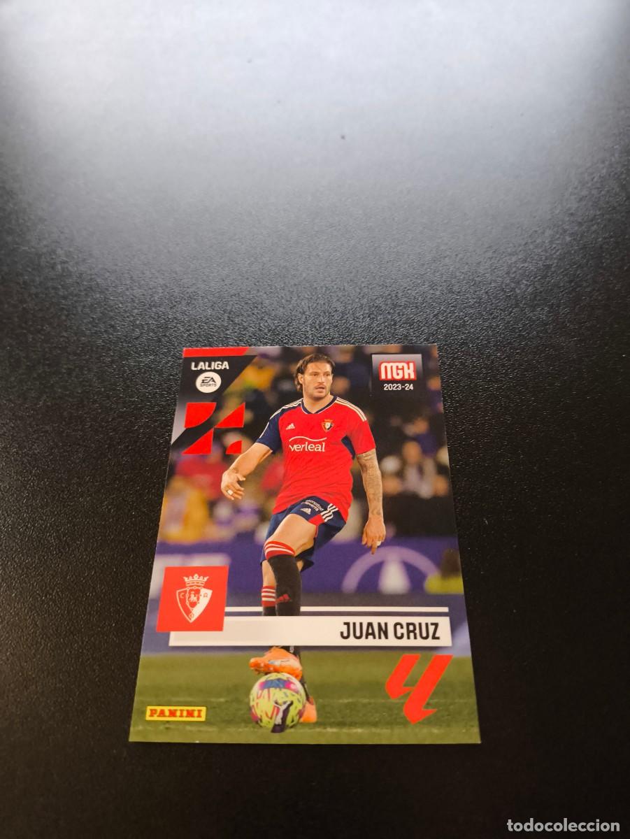 Cromos de f&uacute;tbol: 279 Juan Cruz OSASUNA PANINI LIGA MEGACRACKS MGK 2023 2024 23 24 NO ESTE