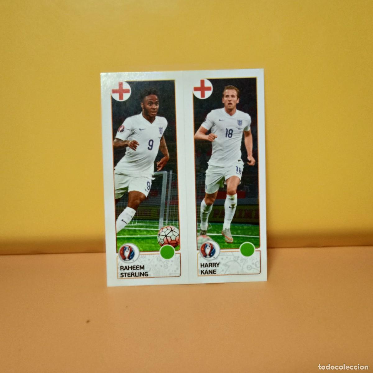 Cromos de f&uacute;tbol: PANINI EURO 2016 FRANCE; EUROCOPA FRANCIA: INGLATERRA STERLING/HARRY KAME 154 A/B
