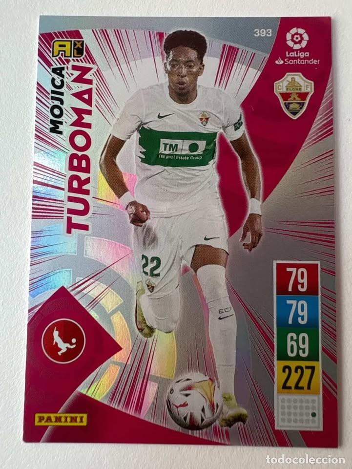 Cromos de f&uacute;tbol: Carta Mojica Elche Turboman 393 Adrenalyn 2021-22